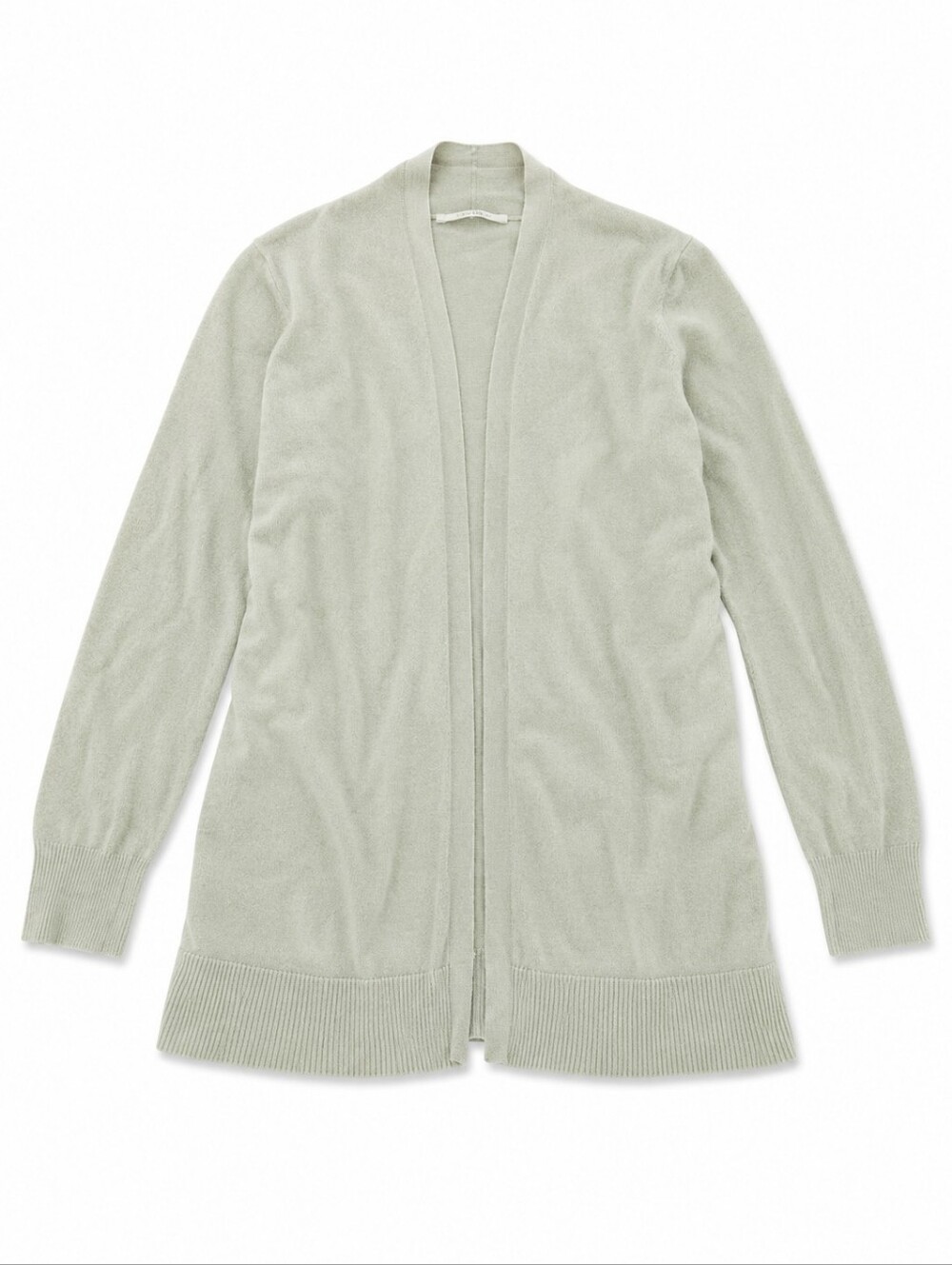 Cyrus Sage Green Open Front Long Cardigan Sweater Size S